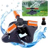 Arroseur oscillant - Arroseur de jardin rotatif à 360° - Arroseur de pelouse - Gris