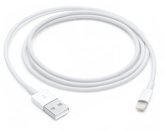 Apple Lightning naar USB Kabel - 1 meter - Wit