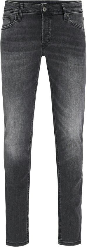 JACK & JONES Heren Jeans JJIGLENN JJORIGINAL AM 817 Slim Fit Zwart Katoen