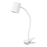 Osram Office Line lampe de bureau à pince avec bras flexible et douille GU10 en blanc