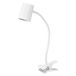 Osram Office Line lampe de bureau à pince avec bras flexible et douille GU10 en blanc