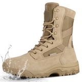 FREE SOLDIER Jagerlaarzen voor heren, tactische vechtlaarzen, militair, hoge veters, schoenen voor alle vloeren om te wandelen en te werken