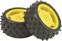 Tamiya 309400239 Reserveonderdeel Velgen en banden achter