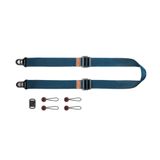 Peak Design Slide Lite Camera Riem - Blauw - Nylon & Leer
