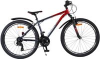 Volare XC Race Kinderfiets - 26 inch - Rood Grijs - 21 versnellingen