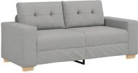 vidaXL Loveseat Bank Wolkengrijs Stof 180x77x82 cm