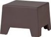 WOOOD Zina table d'appoint basse - Brun - 36x50x50 cm