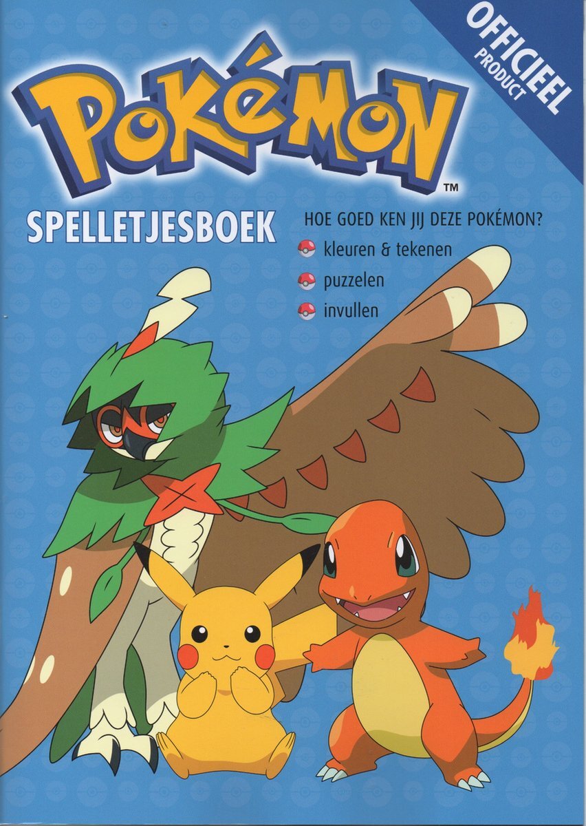 Pokémon - Spelletjesboek - Hoe goed ken jij deze - Blauw