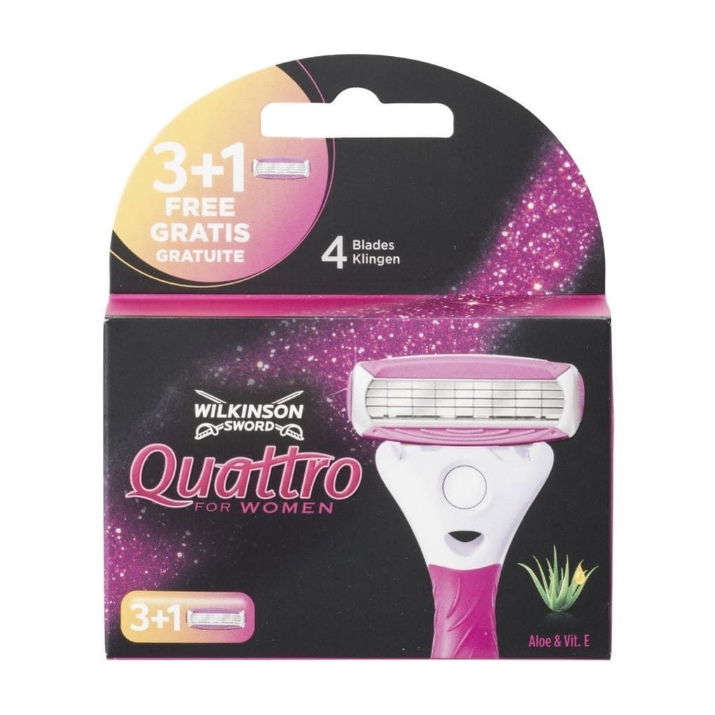 Wilkinson Quattro Women Scheermesjes - 4027800114207