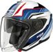 Nolan N40-6 Piega 344, casque ouvert, couleur: Blanc/Bleu/Rouge, taille: XXL