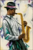 Lanarte Borduurpakket - Swingen op de muziek - 26 x 35cm