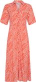 b.young BYMMJOELLA SHIRT DRESS 6 - Dames - Midi jurken - NATURE VIBES FIESTA - Zebraprint - Korte mouw - Viscose