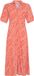 b.young BYMMJOELLA SHIRT DRESS 6 - Dames - Midi jurken - NATURE VIBES FIESTA - Zebraprint - Korte mouw - Viscose