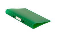 Q-CONNECT ringmap, PP, 2 ringen, 25 mm, transparant groen 12 stuks
