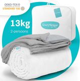 CozySense® Verzwaringsdeken 13 kg - 2-persoons - Grijs