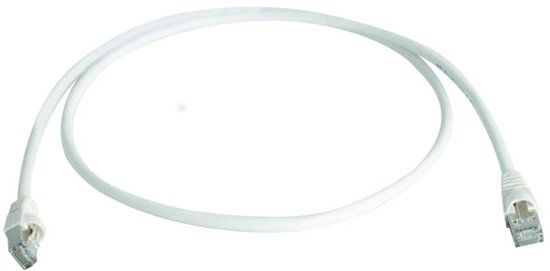 Telegärtner 100008274 RJ45 Netwerkkabel, patchkabel CAT 6A S/FTP 2.0 m Wit