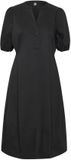 CULTURE Damesbloes Antoinett V-hals Korte mouw Katoen/Polyester/Elastaan Zwart L