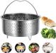 Allecto Plus panier vapeur en acier inoxydable pour cuiseur à riz | Casserole vapeur multifonctionnelle | Panier vapeur de 17,5 cm