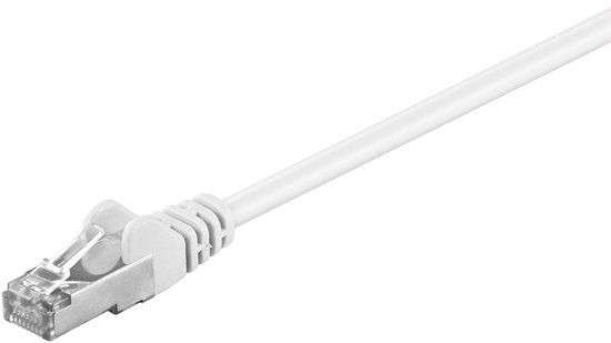 Goobay CAT 5e Patch Cable, SF/UTP, white 0.25 m