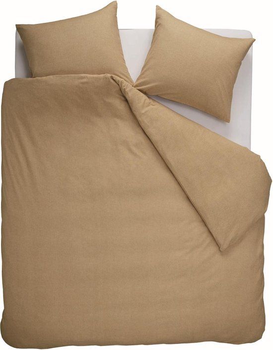 Beddinghouse Frost dekbedovertrek - Flanel - Lits-Jumeaux - 240x200/220 cm - Goud