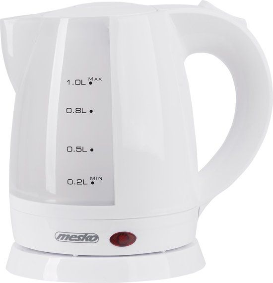 Mesko MS 1276 Waterkoker - Wit - 1.0 Liter