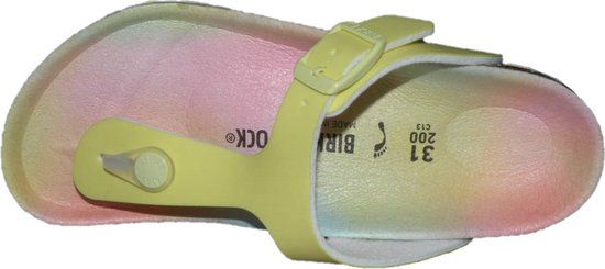 Birkenstock Gizeh Teenslippers Meisjes Maat 31 Geel