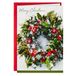 Hallmark Kerstkaarten in doos, besneeuwde krans (40 kaarten en enveloppen)
