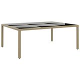 VidaXL Tuintafel Beige 200x150x75 cm