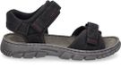 Josef Seibel Brendan 01 Heren Sandalen Zwart Leer Breedte G