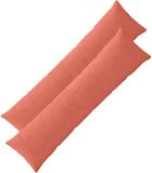 vidaXL - Kussensloop - 2 stuks - ALMELO - Rood-oranje - 40 x 145 cm - corduroy