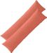 vidaXL - Kussensloop - 2 stuks - ALMELO - Rood-oranje - 40 x 145 cm - corduroy