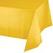 Creative Converting Zonneschijn Plastic Gevoerde Rechthoekig Document Tafelcover - Schoolbus Geel - 1 Pc