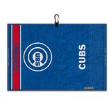 Team Effort Chicago Cubs Face/Club Jacquard Golfhanddoek