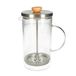 Cafetière French press acier inoxydable thé/café 1 L