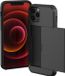 iMoshion Hoesje iPhone 12 Pro Max - Backcover met pasjeshouder - Zwart
