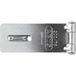 ABUS Overval 200/75 - inrichting voor hangsloten - voor inslagdeuren - 01608 - ABUS veiligheidsniveau 2 - argenté