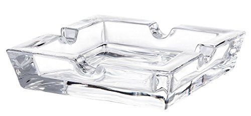 GERMANUS Glazen Asbak voor Sigaretten of Sigaren