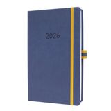 Sigel weekagenda Linescape 2026 A5 hardcover blauw