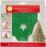 Wilton Koekjes Uitsteker - Kerstboom - Set/15