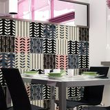 Ambiance Sticker Zelfklevende tegelmuurstickers voor keuken en badkamer - 9 Scandinavische cementtegelstickers van Lauritz - 9 stickers, 10x10cm
