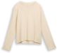 Tom Tailor - Pull en maille court à col montant - Taille M - sable beige chiné
