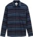 Tom Tailor - Comfort fit overhemd met streeppatroon - Maat XS - navy teal horizontal stripe