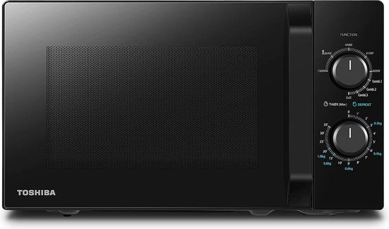 Toshiba MW2-MG20P(BK) - Vrijstaande grillmagnetron - Zwart - 20L - 800W - Grill 1000W