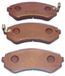Japanparts PP-137AF remvoeringset, schijfrem - (4-delig)