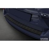 Matzwart Avisa Achterdorpelbescherming roestvrij staal mat zwart compatibel met Skoda Octavia III Combi (5E5) Facelift 2017-2020 'Ribs'