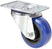 Adam Hall 372081 Swivel Castor 80 mm met blauwe wiel