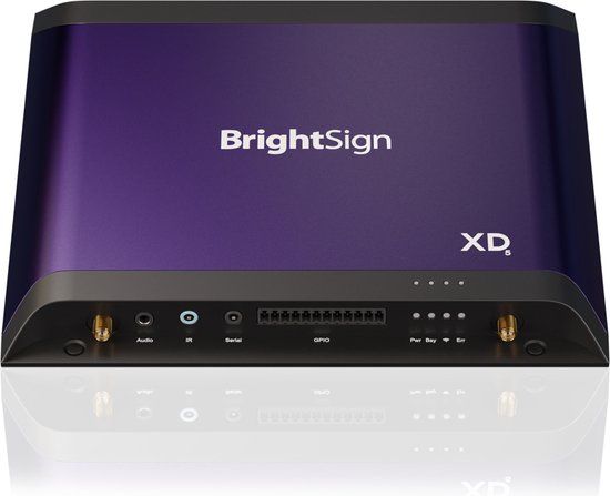 BrightSign XD1035 Digitale Mediaspeler - 4K Ultra HD - 256GB - Violet