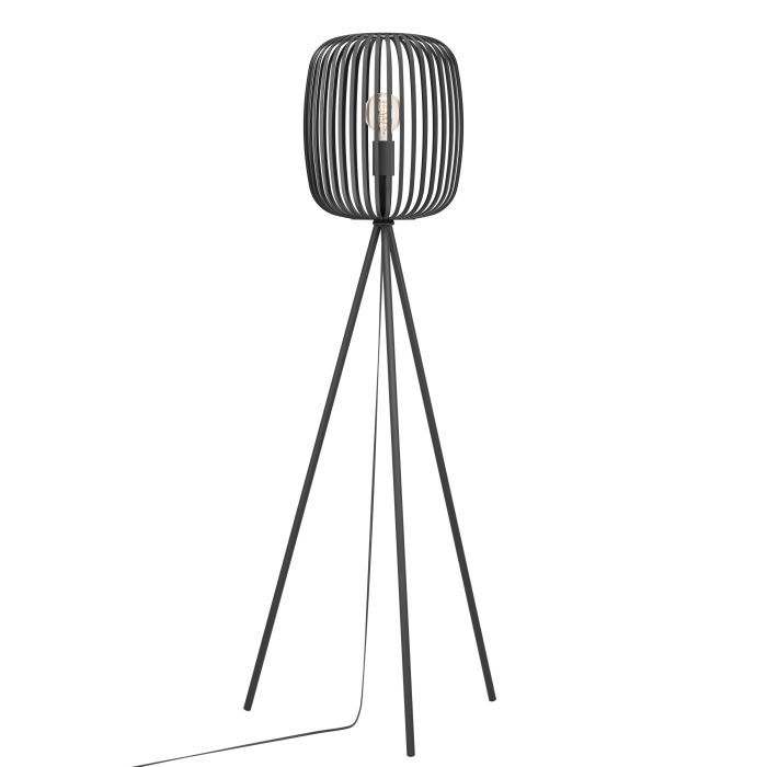 EGLO Romazzina Vloerlamp - Zwart - Metaal - E27 - 140.5cm