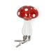 Panda Pince champignon, verre, rouge