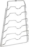 Unyqoos® Porte-couvercle de casserole chromé peu encombrant pour portes et tiroirs d'armoire